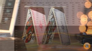 Blended-image-house-of-cards-excel-spreadsheet